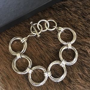 Silpada Silver Circle Bracelet